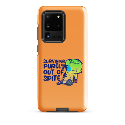 SURVIVING PURELY OUT OF SPITE - Tough case for Samsung® - ChubbleGumLLC