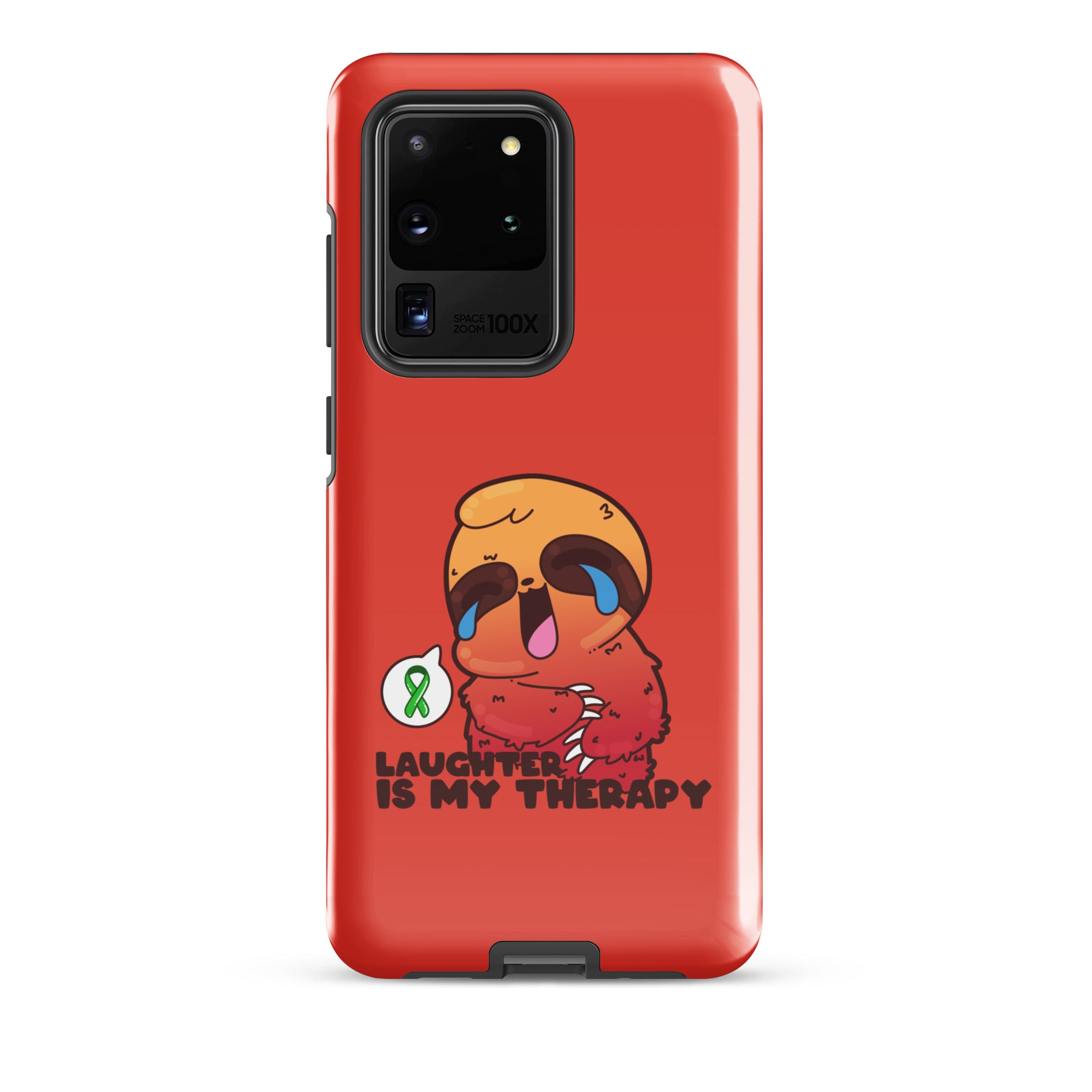 LAUGHTER IS MY THERAPY - Tough case for Samsung® - ChubbleGumLLC