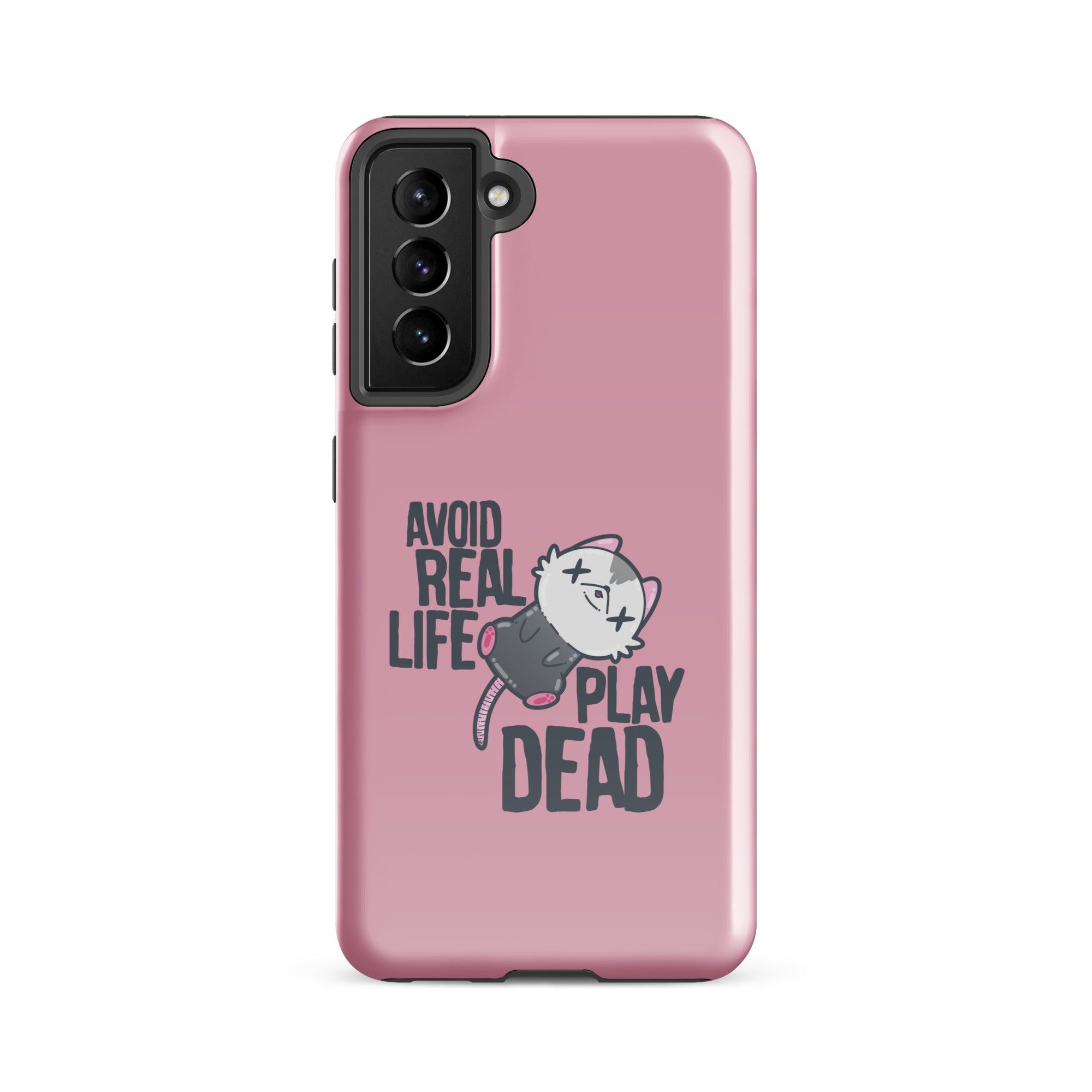 AVOID REAL LIFE PLAY DEAD - Tough case for Samsung® - ChubbleGumLLC