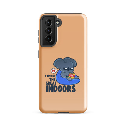 EXPLORE THE GREAT INDOORS - Tough case for Samsung® - ChubbleGumLLC