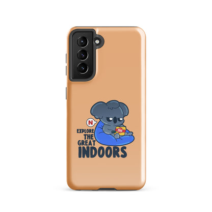 EXPLORE THE GREAT INDOORS - Tough case for Samsung® - ChubbleGumLLC