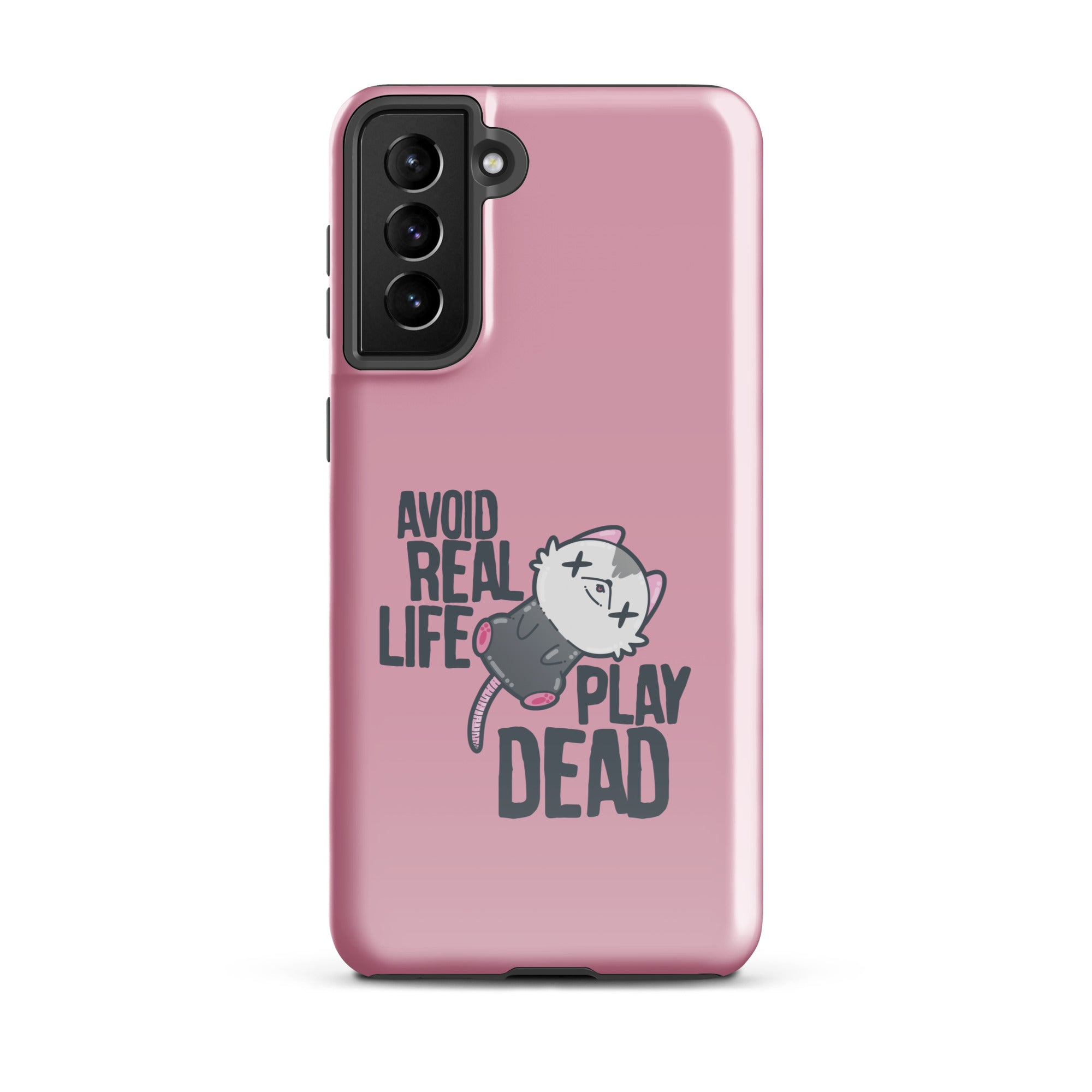 AVOID REAL LIFE PLAY DEAD - Tough case for Samsung® - ChubbleGumLLC