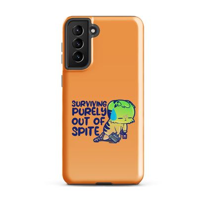 SURVIVING PURELY OUT OF SPITE - Tough case for Samsung® - ChubbleGumLLC
