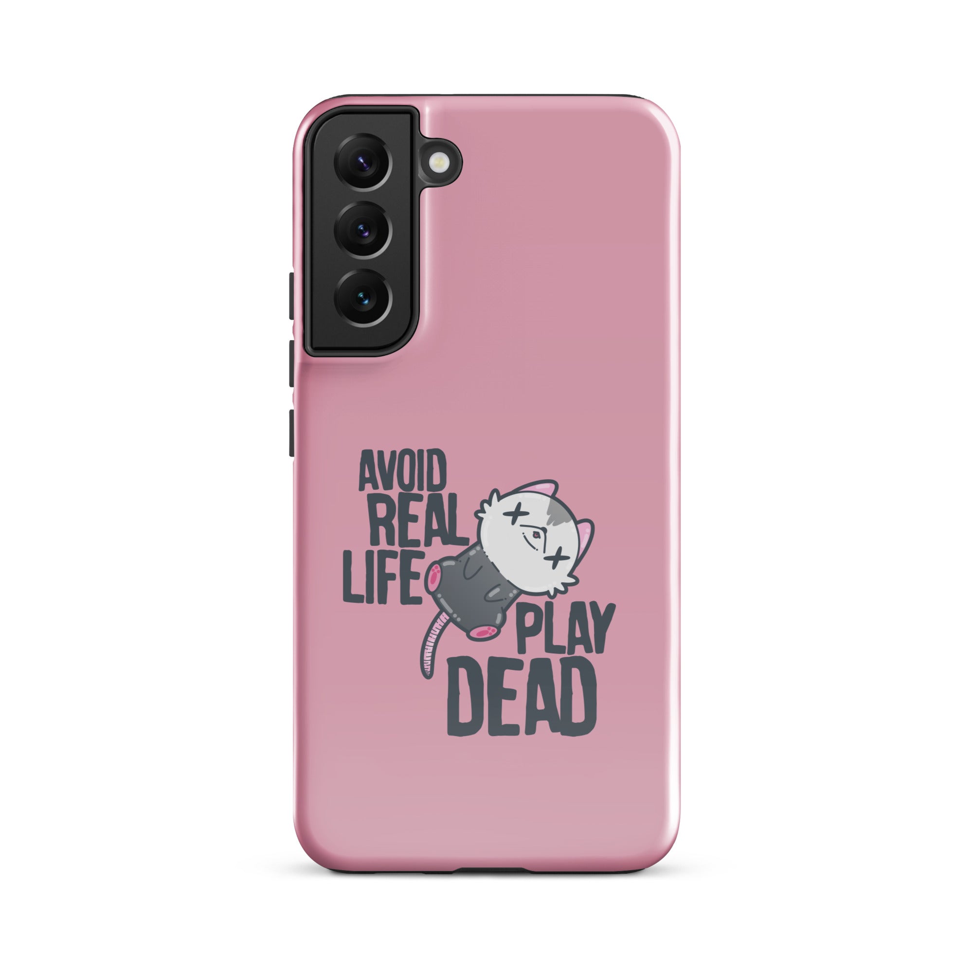 AVOID REAL LIFE PLAY DEAD - Tough case for Samsung® - ChubbleGumLLC