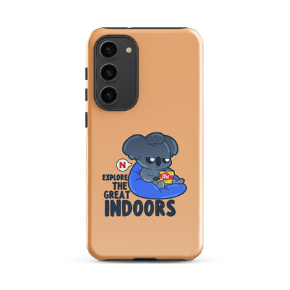 EXPLORE THE GREAT INDOORS - Tough case for Samsung® - ChubbleGumLLC