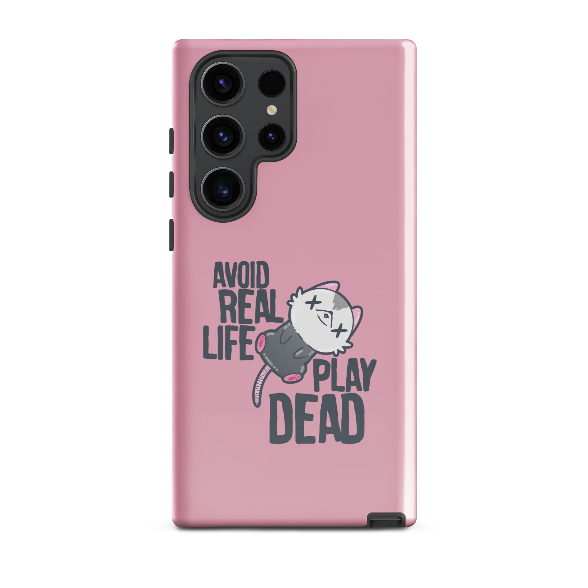 AVOID REAL LIFE PLAY DEAD - Tough case for Samsung® - ChubbleGumLLC