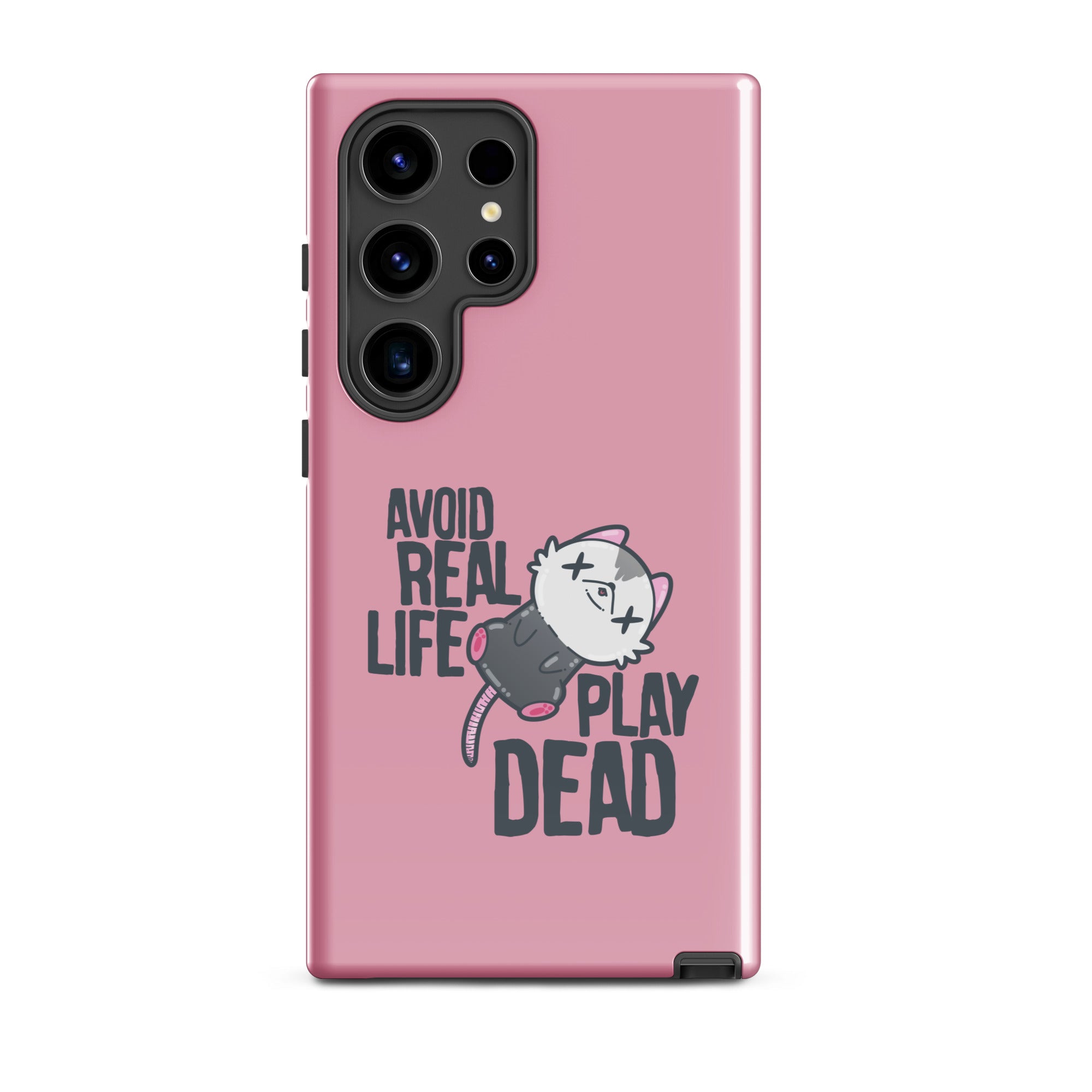 AVOID REAL LIFE PLAY DEAD - Tough case for Samsung® - ChubbleGumLLC