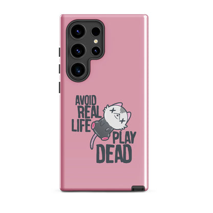 AVOID REAL LIFE PLAY DEAD - Tough case for Samsung® - ChubbleGumLLC