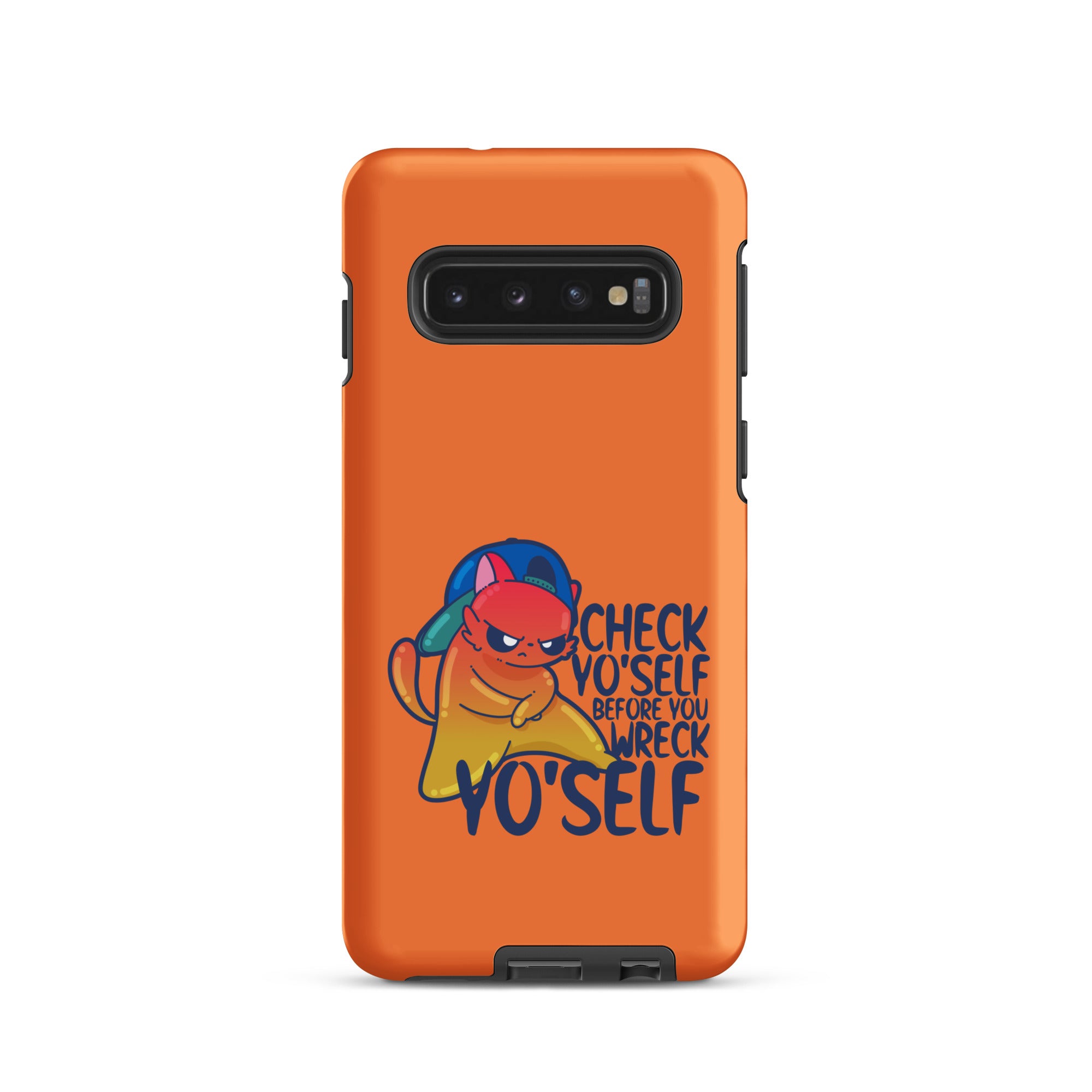 CHECK YOSELF - Tough case for Samsung® - ChubbleGumLLC