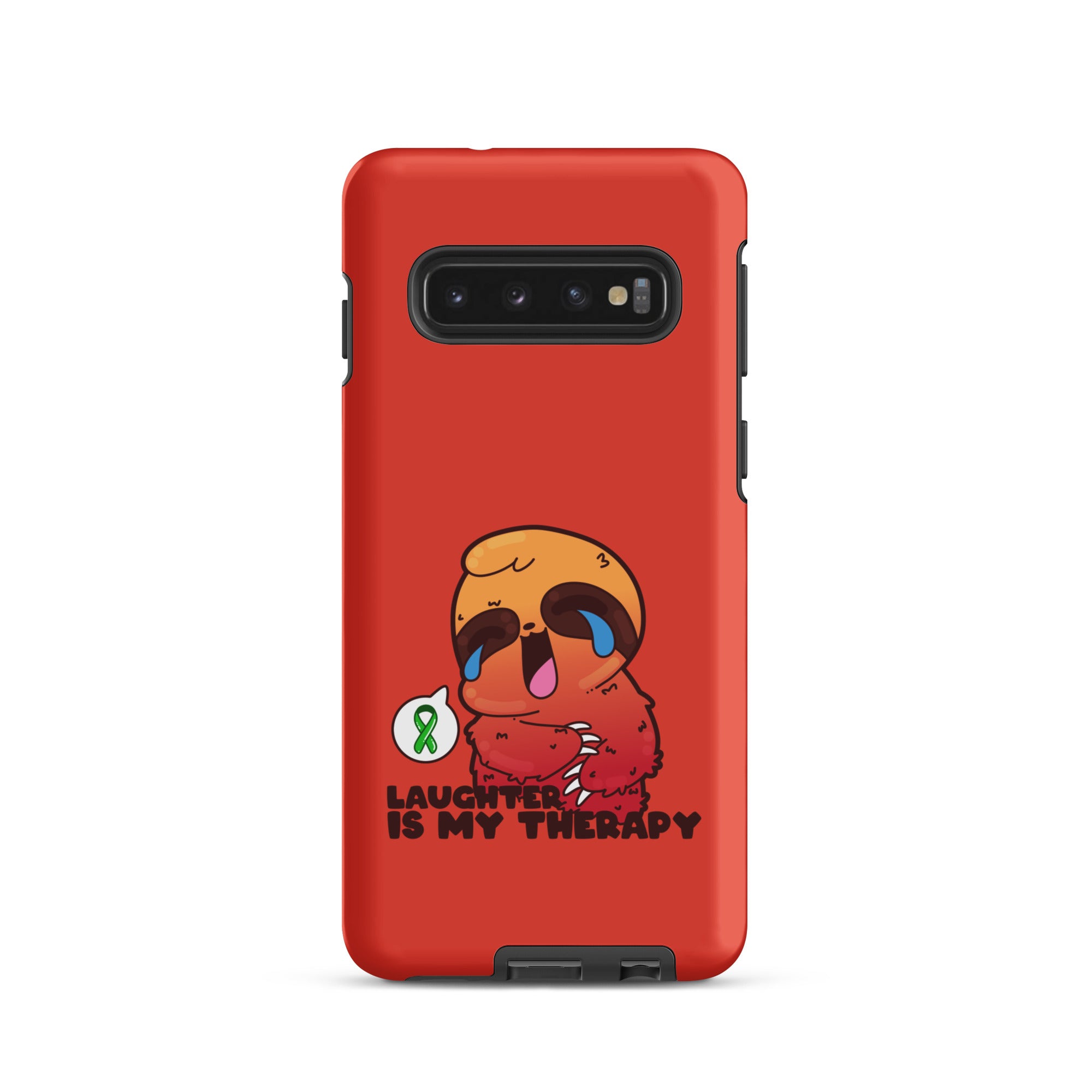 LAUGHTER IS MY THERAPY - Tough case for Samsung® - ChubbleGumLLC