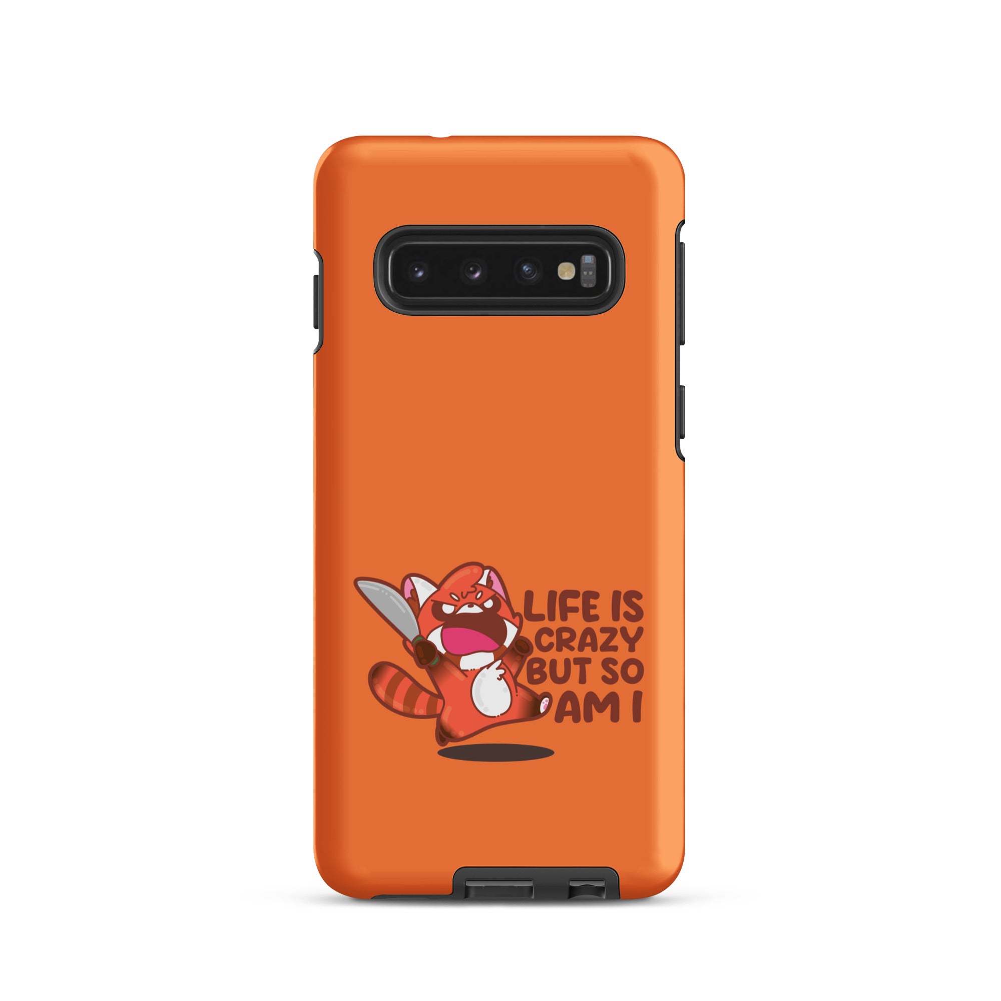 LIFE IS CRAZY BUT SO AM I - Tough case for Samsung® - ChubbleGumLLC