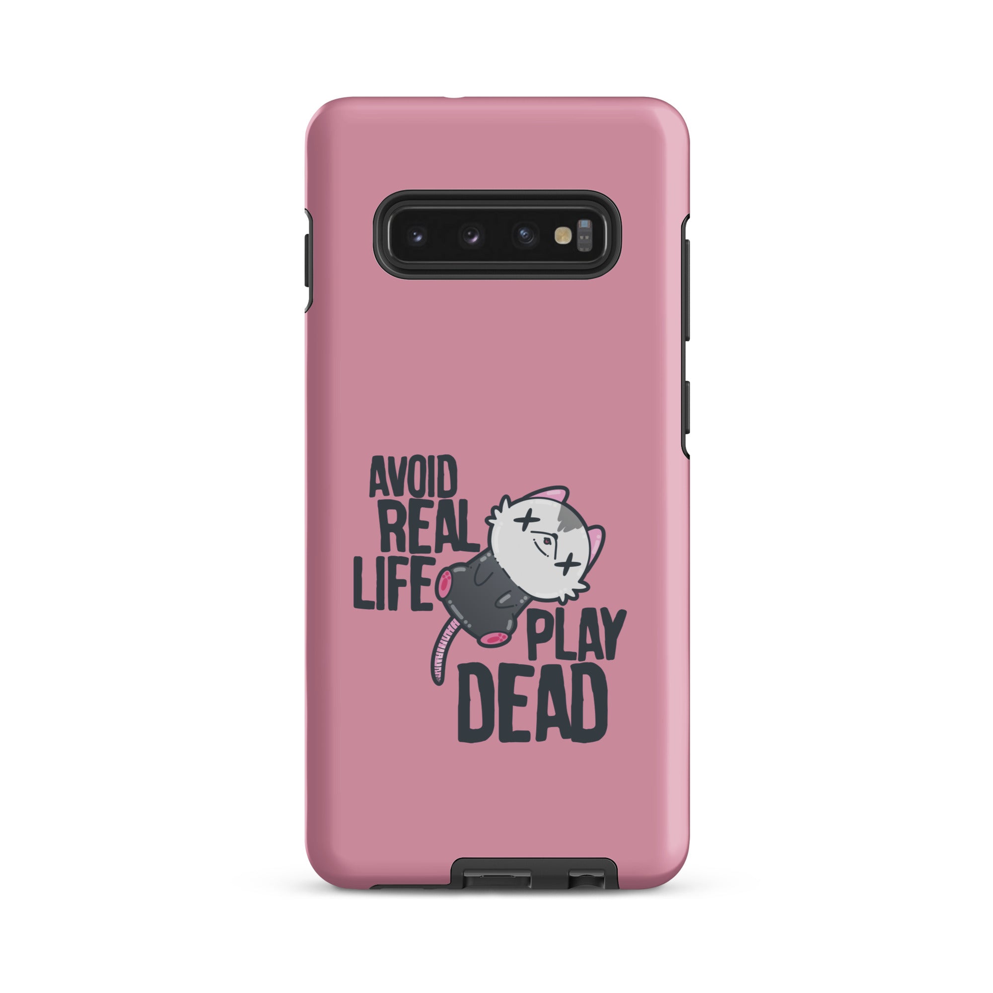 AVOID REAL LIFE PLAY DEAD - Tough case for Samsung® - ChubbleGumLLC