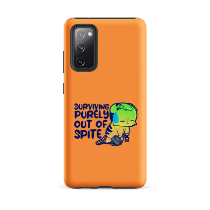 SURVIVING PURELY OUT OF SPITE - Tough case for Samsung® - ChubbleGumLLC