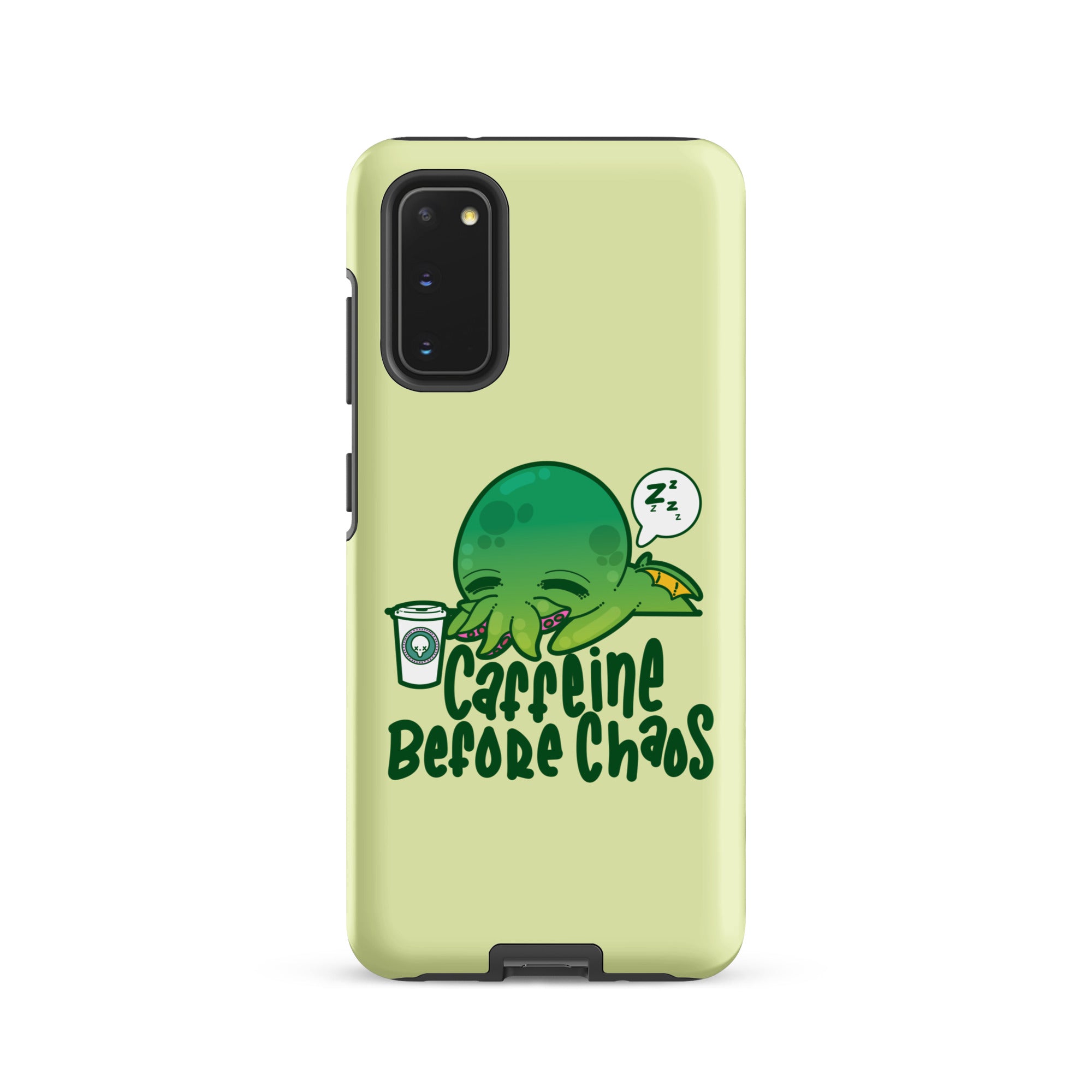 CAFFEINE BEFORE CHAOS - Tough case for Samsung® - ChubbleGumLLC