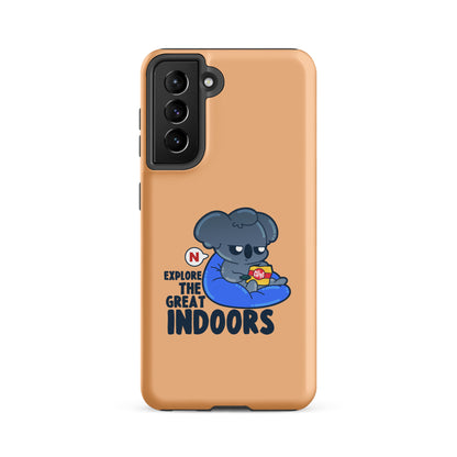 EXPLORE THE GREAT INDOORS - Tough case for Samsung® - ChubbleGumLLC