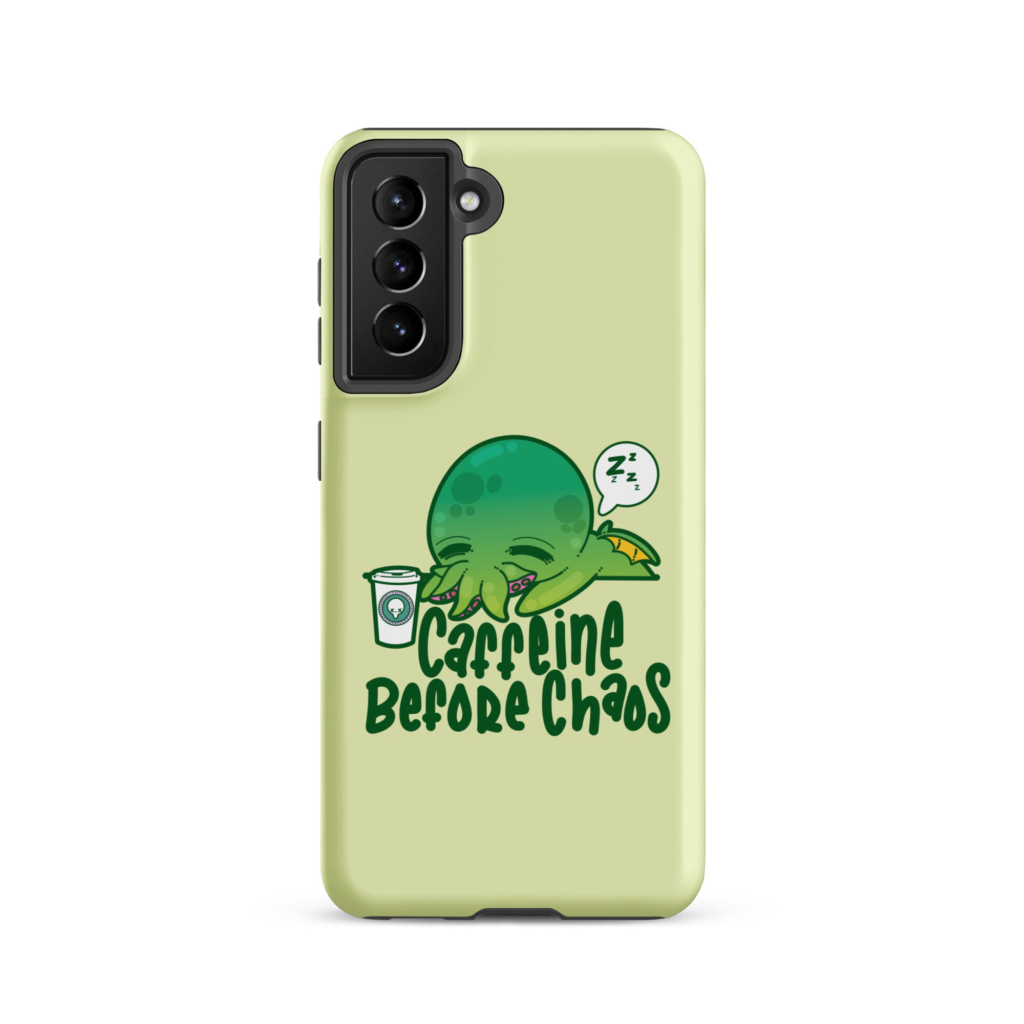 CAFFEINE BEFORE CHAOS - Tough case for Samsung® - ChubbleGumLLC