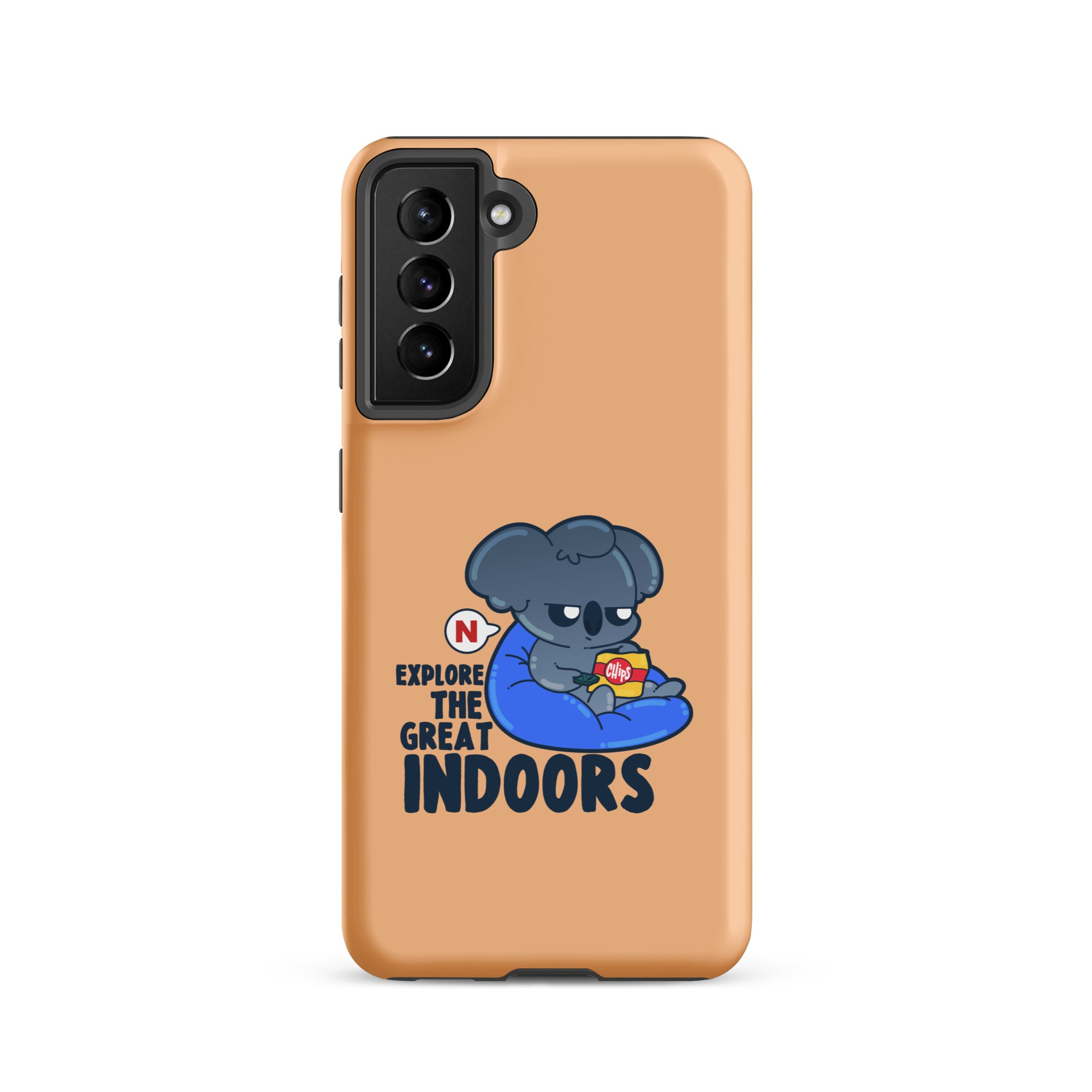 EXPLORE THE GREAT INDOORS - Tough case for Samsung® - ChubbleGumLLC