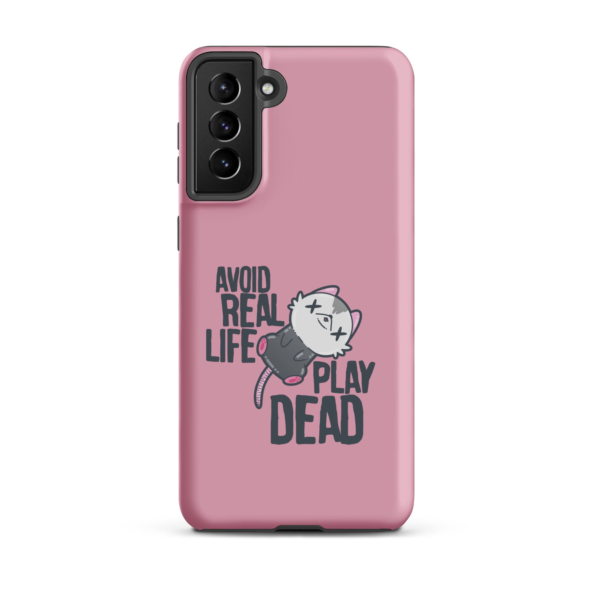 AVOID REAL LIFE PLAY DEAD - Tough case for Samsung® - ChubbleGumLLC