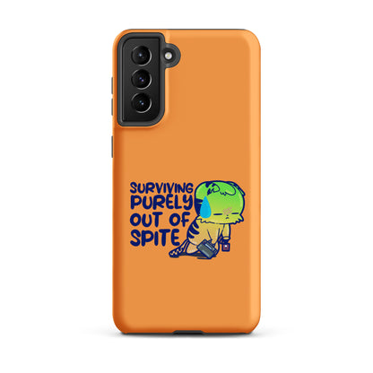 SURVIVING PURELY OUT OF SPITE - Tough case for Samsung® - ChubbleGumLLC