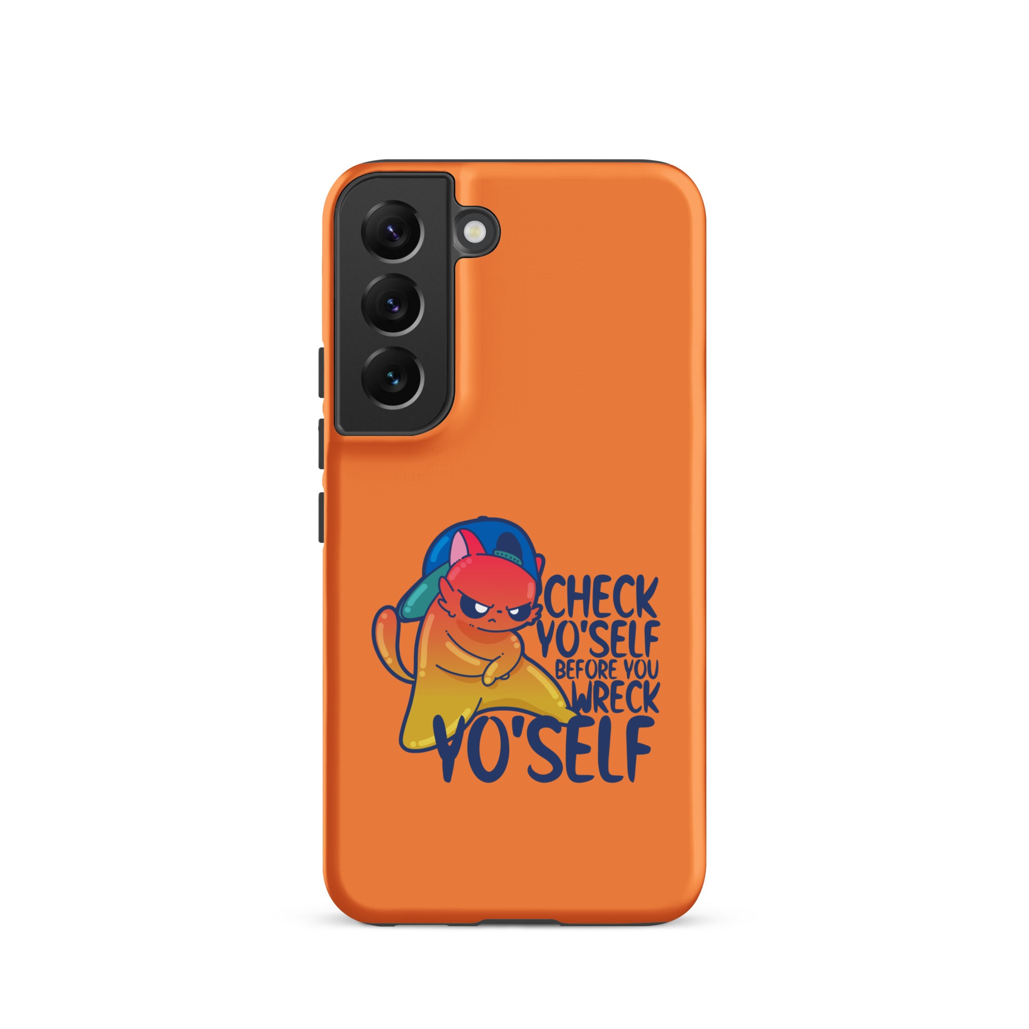 CHECK YOSELF - Tough case for Samsung® - ChubbleGumLLC