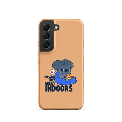 EXPLORE THE GREAT INDOORS - Tough case for Samsung® - ChubbleGumLLC