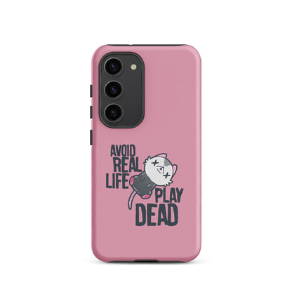 AVOID REAL LIFE PLAY DEAD - Tough case for Samsung® - ChubbleGumLLC