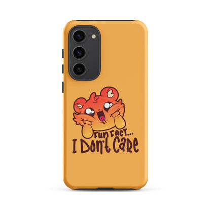 FUN FACT I DONT CARE - Tough case for Samsung® - ChubbleGumLLC