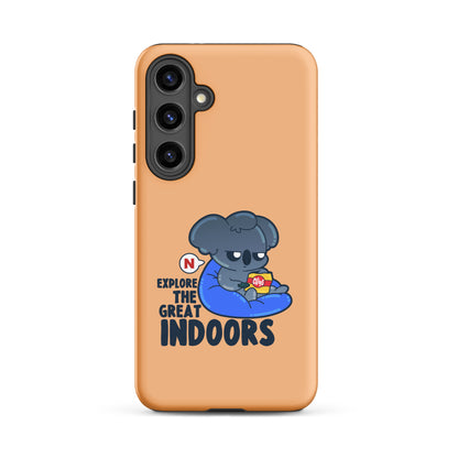 EXPLORE THE GREAT INDOORS - Tough case for Samsung® - ChubbleGumLLC