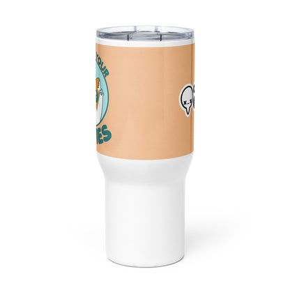 SHOW ME YOUR KITTIES - 25 oz Travel Mug - ChubbleGumLLC