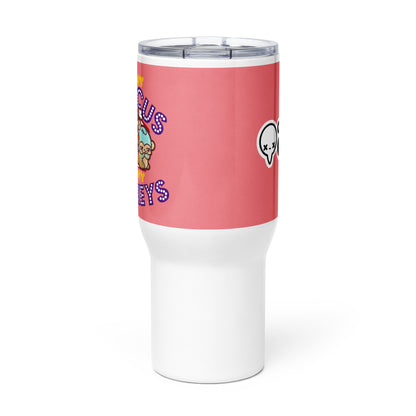 NOT MY CIRCUS NOT MY MONKEYS - 25 oz Travel Mug - ChubbleGumLLC