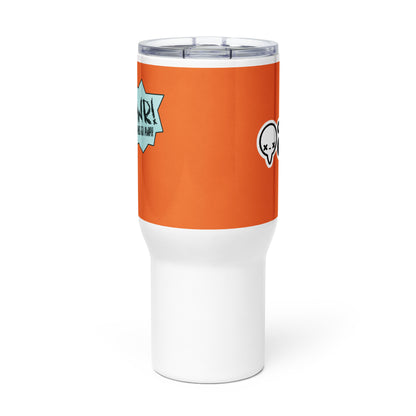 RAWR MEANS GO AWAY - 25 oz Travel Mug - ChubbleGumLLC