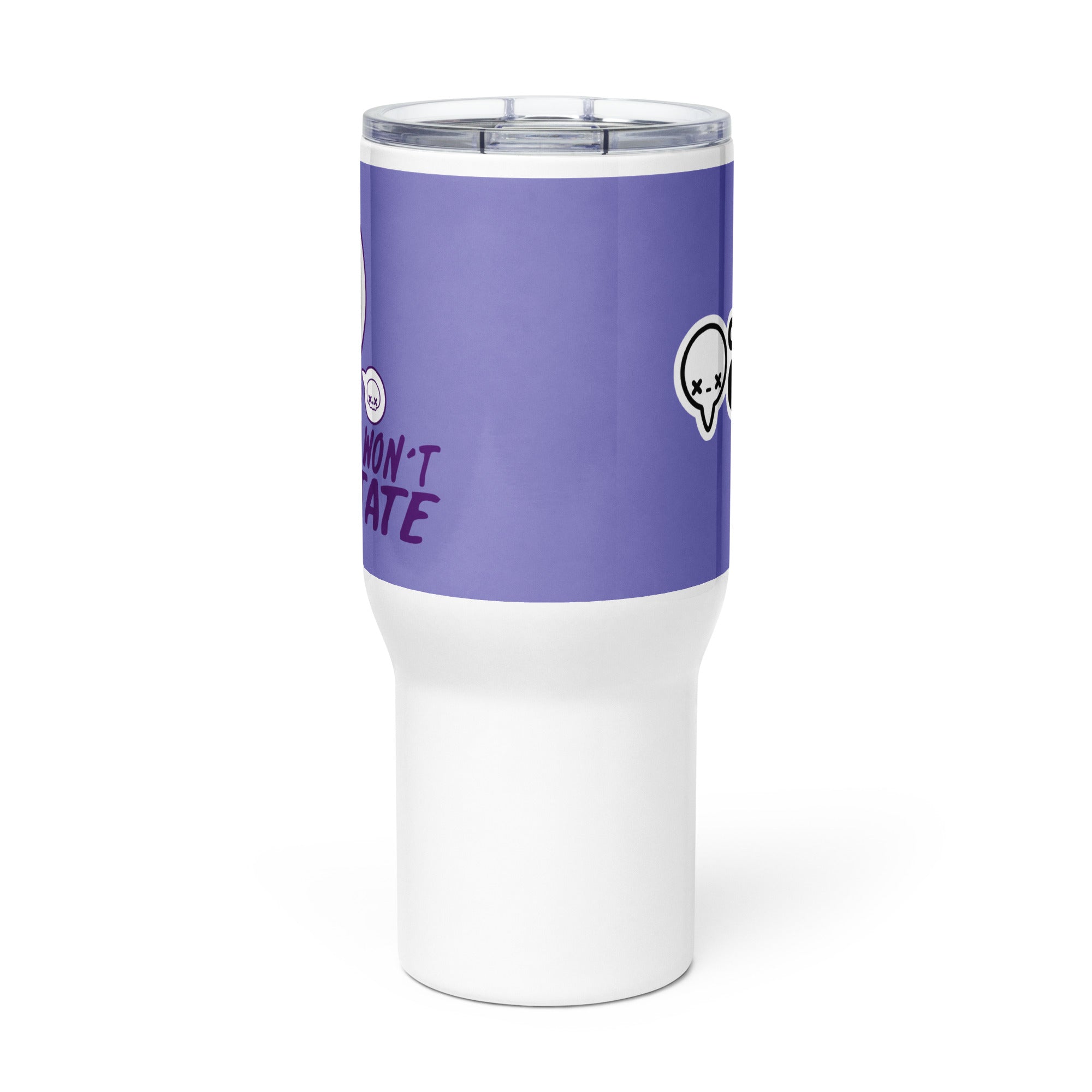 I WONT HESITATE - 25 Oz Travel Mug - ChubbleGumLLC