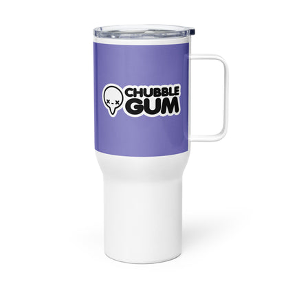 JUST GET HAPPY STUPID - 25 oz Travel Mug - ChubbleGumLLC