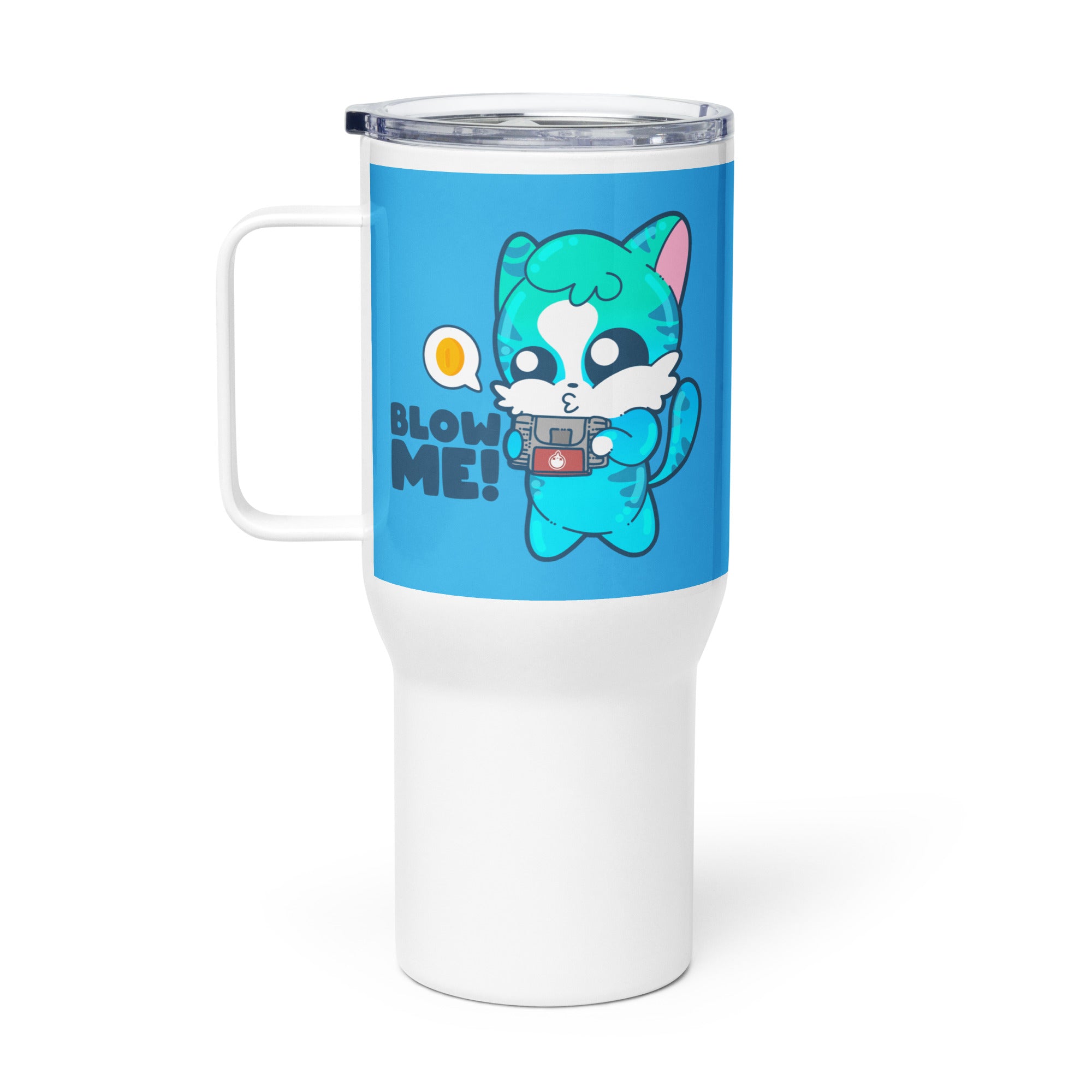 BLOW ME - 25 oz Travel Mug - ChubbleGumLLC