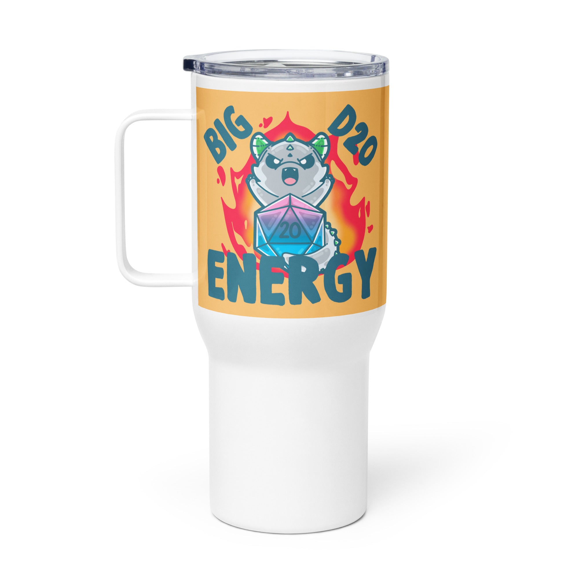 BIG D 20 ENERGY - 25 oz Travel Mug - ChubbleGumLLC