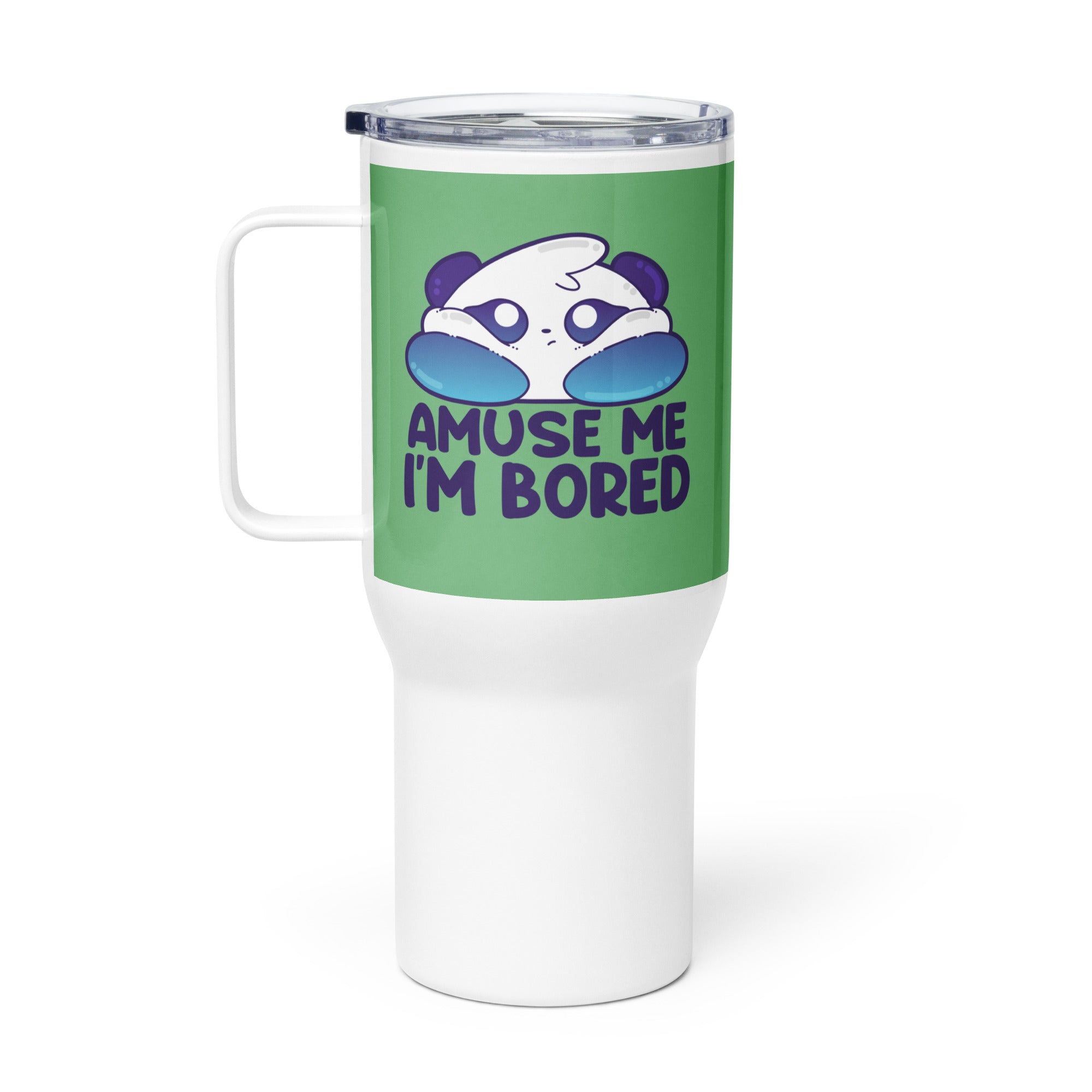 AMUSE ME IM BORED - 25 Oz Travel Mug - ChubbleGumLLC