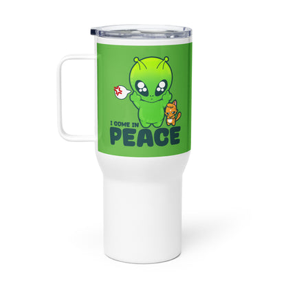 I COME IN PEACE - 25 oz Travel Mug - ChubbleGumLLC