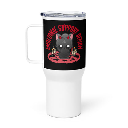 EMOTIONAL SUPPORT DEMON - 25 oz Travel Mug