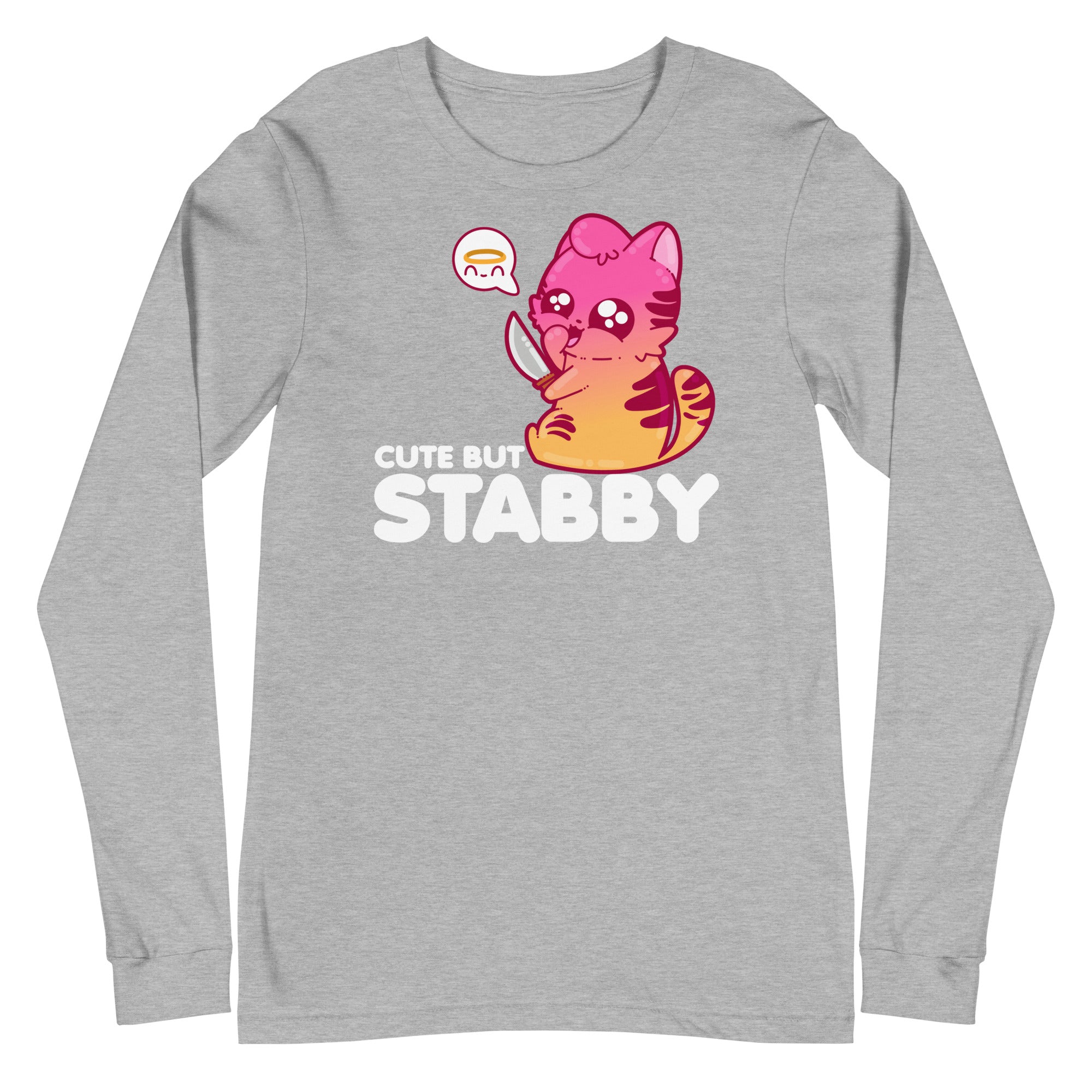 CUTE BUT STABBY - Modified Long Sleeve Tee - ChubbleGumLLC