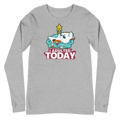 I ADULTED TODAY - Long Sleeve Tee - ChubbleGumLLC