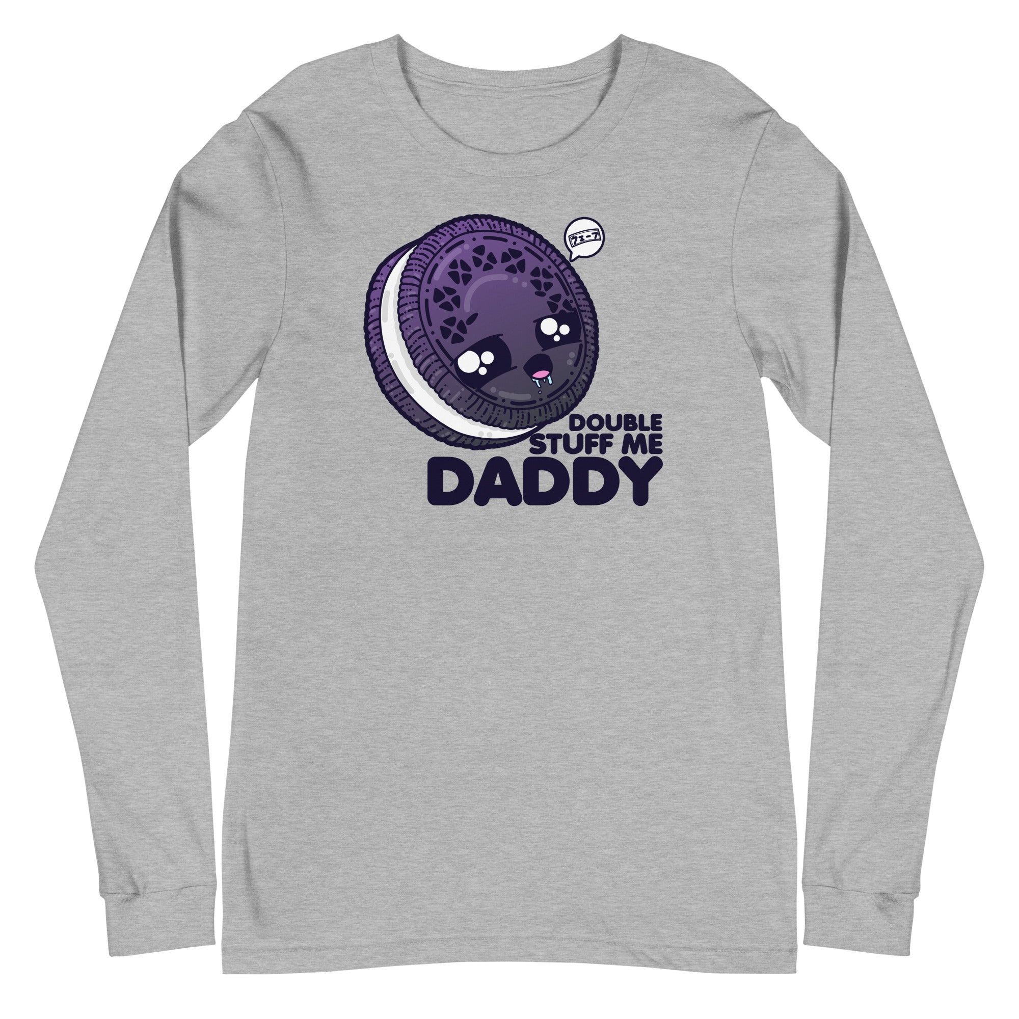 DOUBKE STUFF ME DADDY - Long Sleeve Tee - ChubbleGumLLC