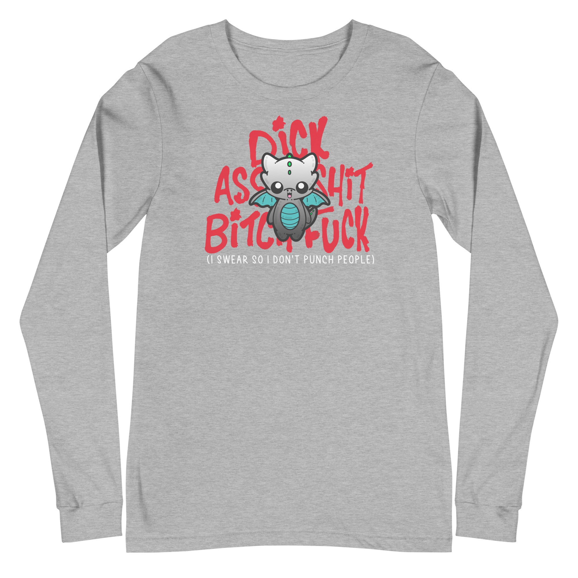 I SWEAR SO I DONT PUNCH PEOPLE - Long Sleeve Tee - ChubbleGumLLC