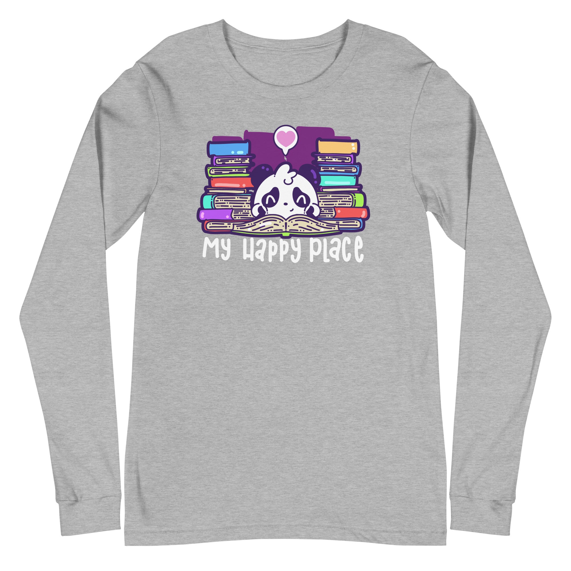 MY HAPPY PLACE - Modified Long Sleeve Tee - ChubbleGumLLC