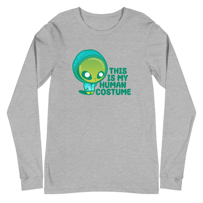 THIS IS MY HUMAN COSTUME - Long Sleeve Tee - ChubbleGumLLC