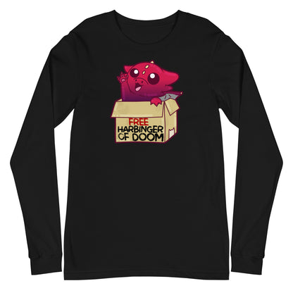 FREE HARBINGER OF DOOM - Long Sleeve Tee - ChubbleGumLLC