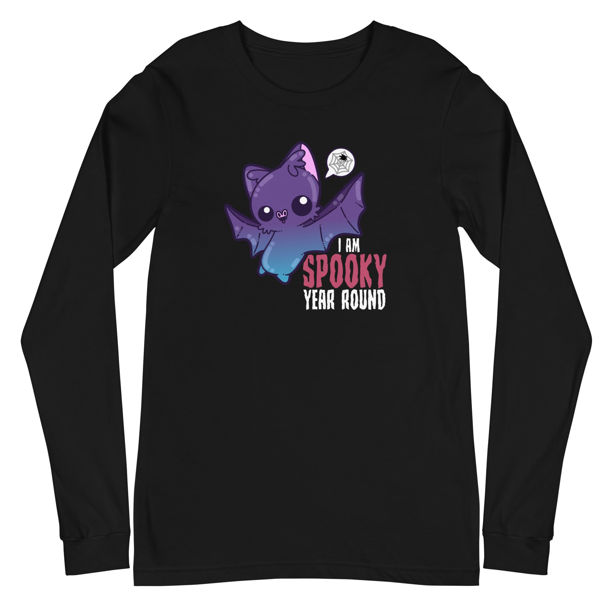 I AM SPOOKY YEAR ROUND - Long Sleeve Tee - ChubbleGumLLC