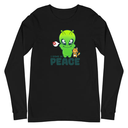 I COME IN PEACE - Long Sleeve Tee - ChubbleGumLLC