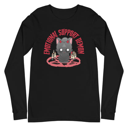 EMOTIONAL SUPPORT DEMON - Long Sleeve Tee