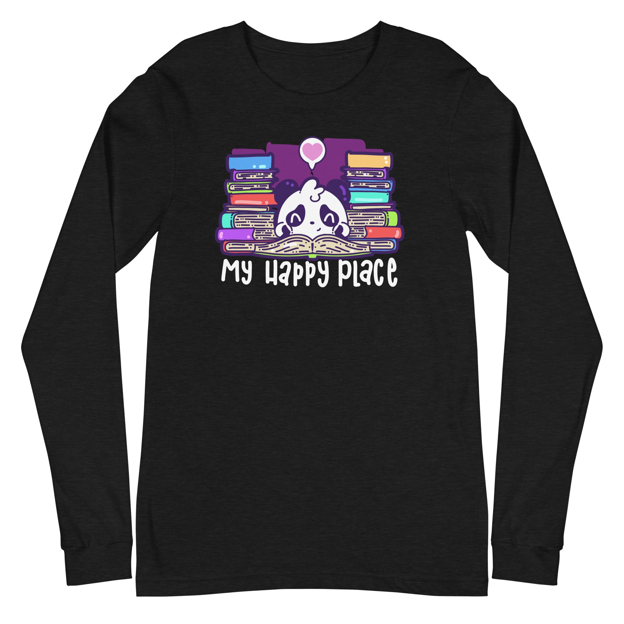 MY HAPPY PLACE - Modified Long Sleeve Tee - ChubbleGumLLC