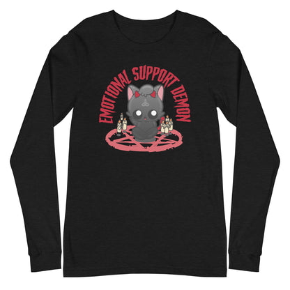 EMOTIONAL SUPPORT DEMON - Long Sleeve Tee